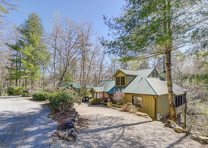 Lake Access + On-Site Creek: Lake Toxaway Home!
