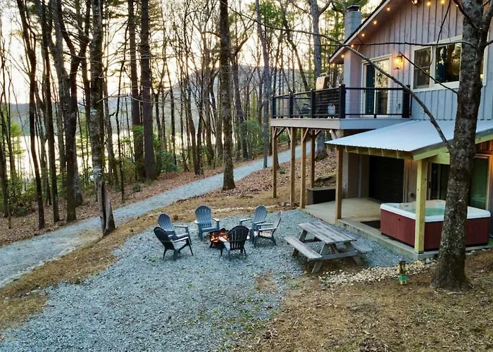 Blue Ridge Hideaway At Lake Toxaway With Hot Tub